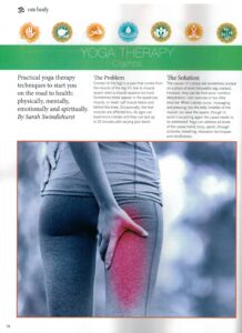 Om Magazine Yoga Therapy Article Cramp May 2015-Page1 001